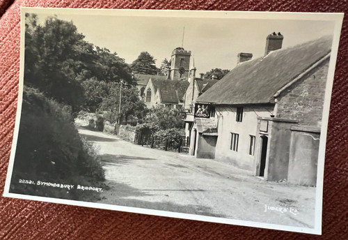 Vintage postcard symondsbury - vintage,