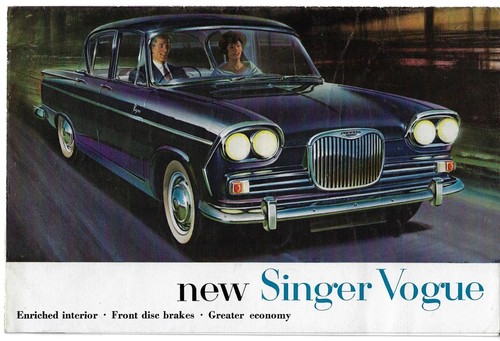 Singer vogue series 1600 - singer, ii