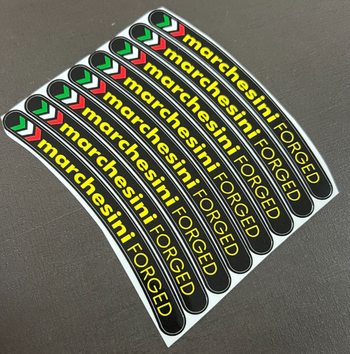 Marchesini forged decals wheel - forged,