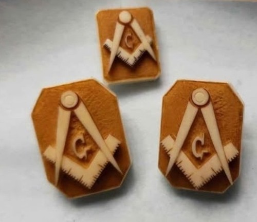 Vintage masonic cufflinks and - cufflinks,