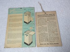 Vintage instructions for - vintage,