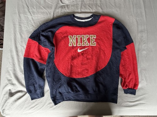 Men nike navy red jumper - navy,