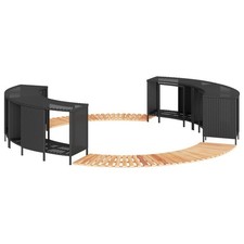 Hot tub surround poly - hot, rattan