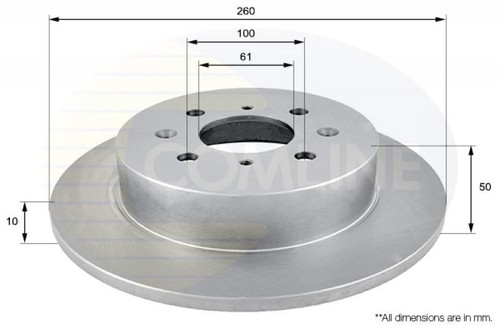 Rear brake discs set - brake,