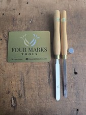 Ashley Iles Elliptical Spindle Tool 3/4" And 1/2" Woodturning Chisels