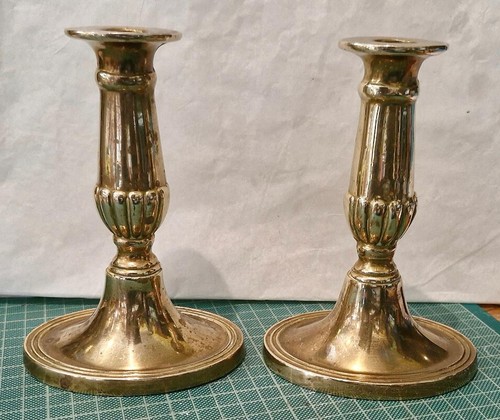 Pair heavy brass - of,