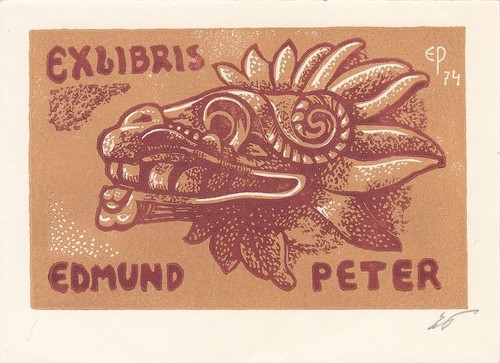 Exlibris bookplate - exlibris,