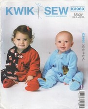 Kwik Sew Pattern 3960 Baby