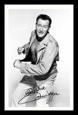 John Wayne Autograph Signed &