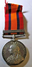1 CLASP QSA QUEENS SOUTH AFRICA MEDAL 'DATES' DOWDING GLOUCESTER REGT. GLOSTERS