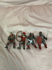 Four Medieval Figures Plastic
