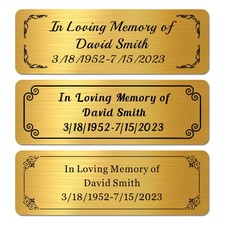 Personalised Metal Memorial