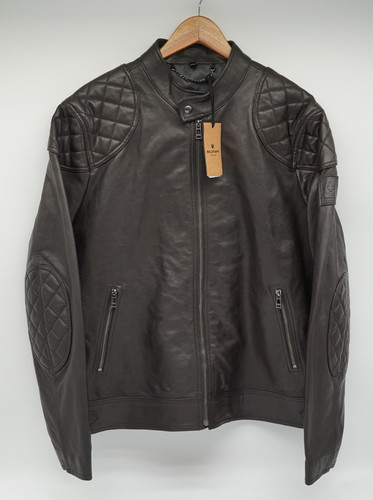 Belstaff leather jacket mens - jacket,