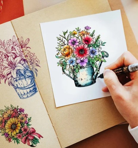 Clear stamps flowers - stamps,