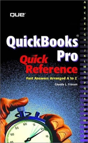 Quickbooks pro quick reference - pro,