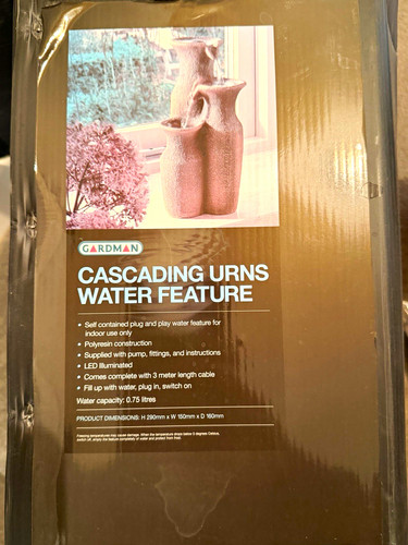 Gardman cascading urns water - cascading,