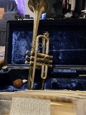c trumpet likely from the 1960s, known for its distinct features.
