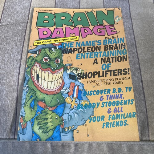 Brain damage comic magazine - brain,