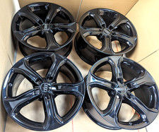 4x GENUINE GLOSS BLACK AUDI A5