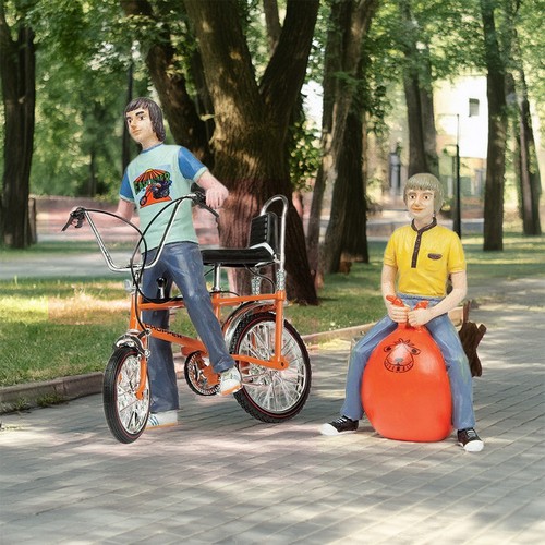 Raleigh chopper orange bicycle - raleigh,