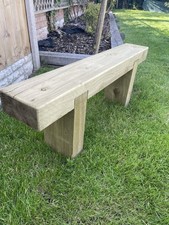 Wooden bench