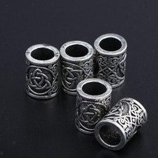 5 Pieces Metal Beads Dread
