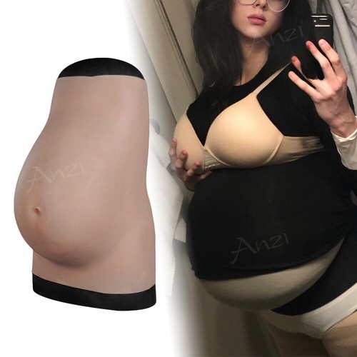 Anzi silicone fake pregnant - silicone,
