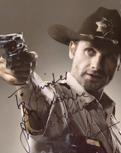 Andrew lincoln signed - lincoln,