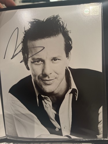 Micky rourke signed 10x8 - rourke,