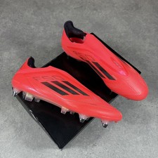 Adidas F50 Elite Laceless SG Football Boots Size UK 8 | FREE SHIPPING ✅