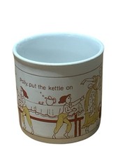Vintage Child's Nursery Rhyme Mug, Polly Put The Kettle On