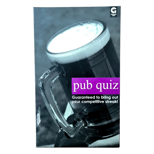 Ginger fox pub quiz - fox,