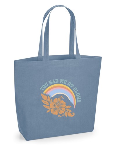 Aloha tote bag rainbow - tote,