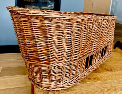 Basil whicker bike dog carrier - basil,