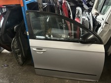 VW PASSAT B6 2005-2010 OSF DRIVER FRONT DOOR Complete Silver LA7W Saloon