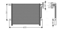 AVA BW5203 Air Con Condenser