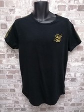 Sik Silk Men's Size L T-SHIRT NAVY BLUE 