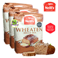 3 x Irish Neill's Wheaten Bread Mix 1.5kg Flour✨BB 28/02/26✨£19.45✨CHEAPEST✨☘️🍞