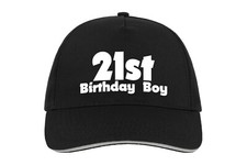 Birthday Boy Any Age Birth Day Baseball Hat Cap Gift Present Any Year Custom
