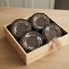 Set of 4 Handmade Masaai