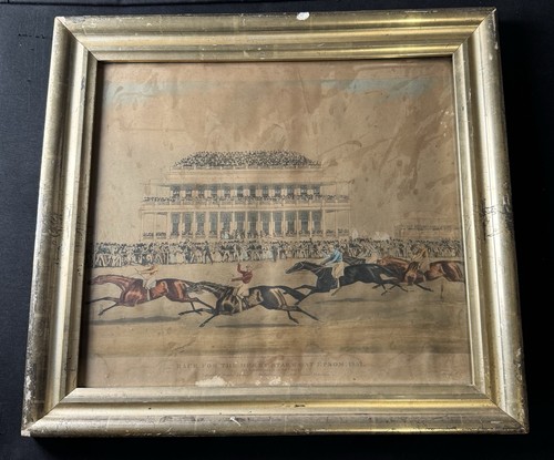 Antique hand coloured print - antique,