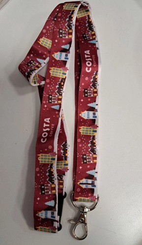 Costa coffee christmas lanyard - christmas,