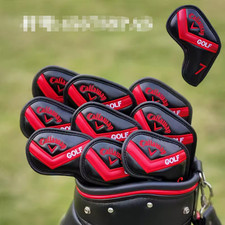 9pcs Golf Iron Head Covers for