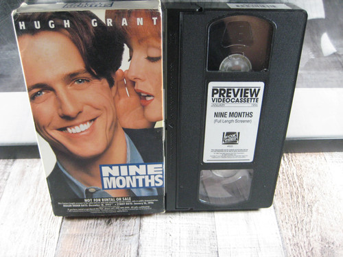 Nine months vhs screener - vhs,