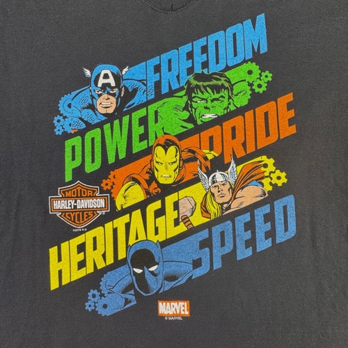 Harley davidson marvel shirt - harley-davidson, t-shirt