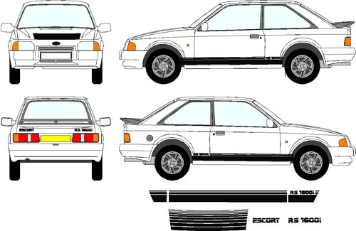 Ford escort mk3 - ford, rs