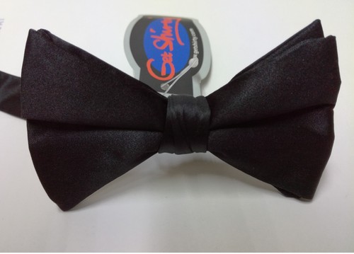 New black silk - black, bow