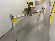 Dewalt dw717XPS 250mm double bevel compound sliding mitre saw 110v with stand