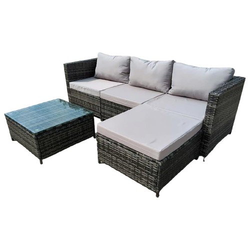 Garden corner sofa rattan - corner,