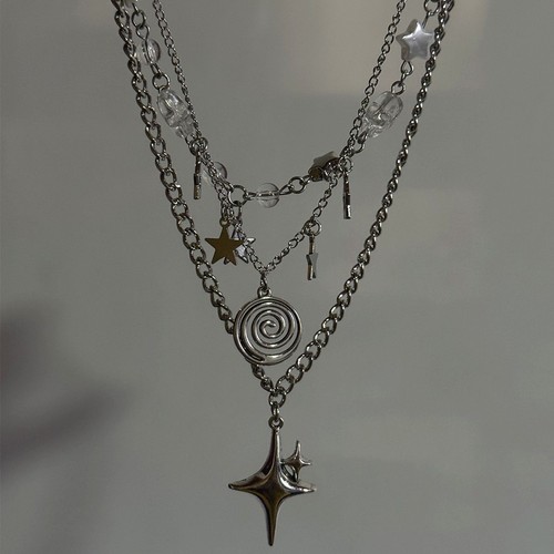Stainless steel spiral star - steel,